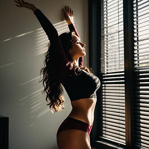 Moody Lingerie Fashion by Window