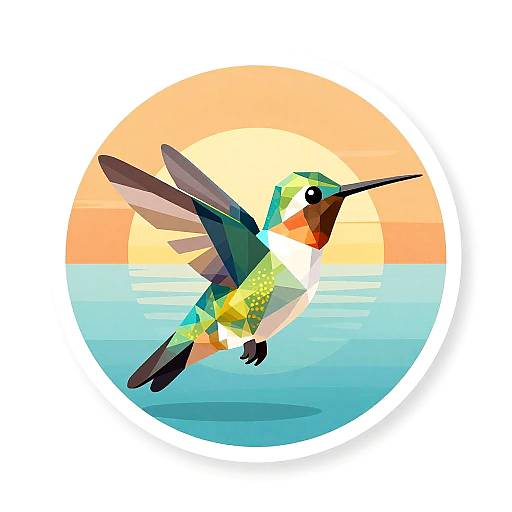 Low Poly Hummingbird Avatar