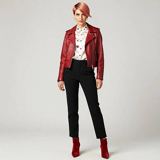 Non-binary Rose-Gold Valentine Moto Portrait