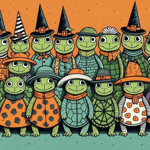 Halloween Parade of Eccentric Turtles