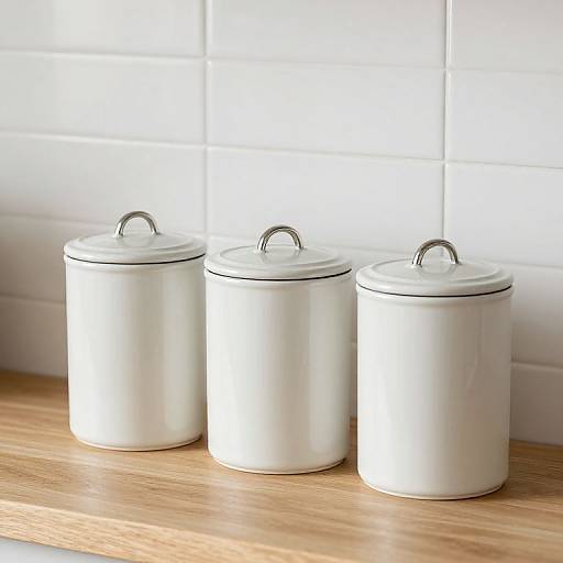 French Pantry Kitchen Utensil Canisters