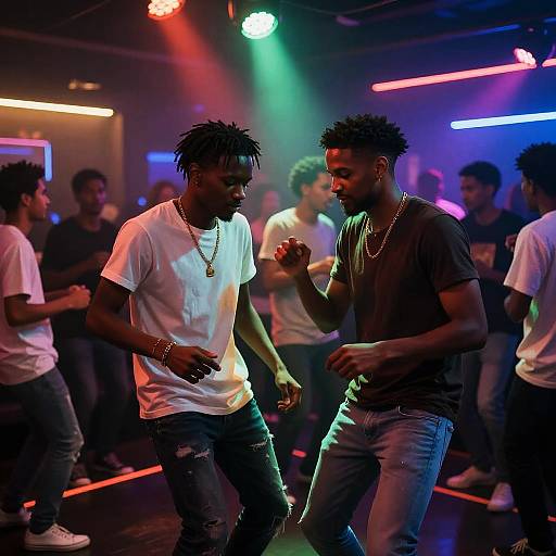 Neon Nightclub Dance Vibes