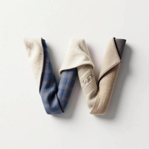 3D Cloth Material Font Generator