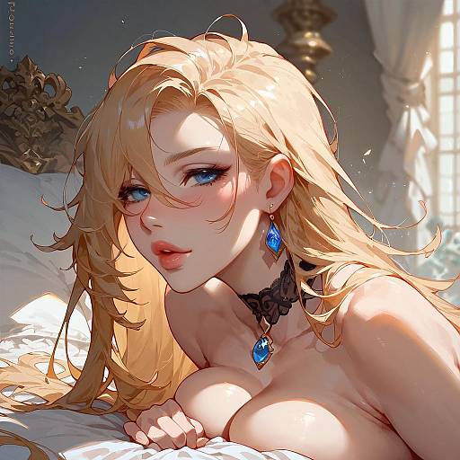 Cinderella in Kitchen with Volumetric Lighting