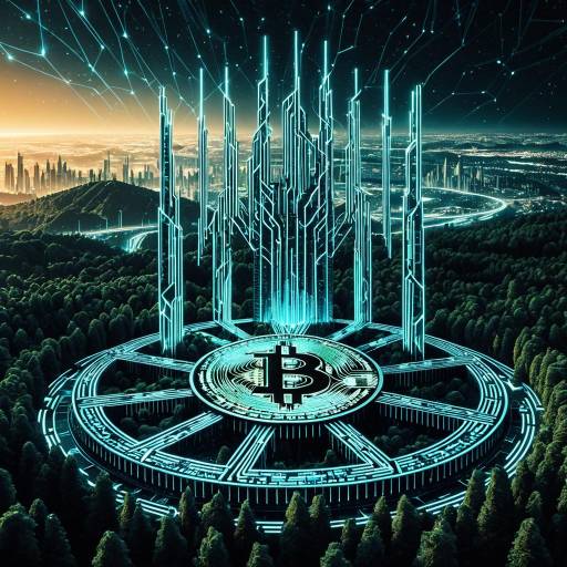 Futuristic Bitcoin Cityscape
