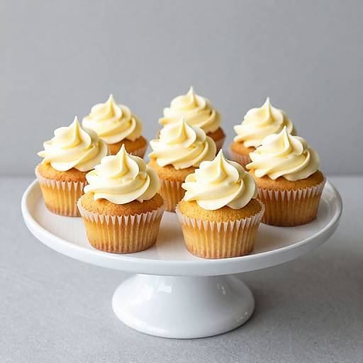 Golden Jamaican Ginger Cupcakes with Lemon Frosting