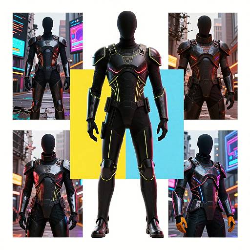 Futuristic Dystopian Fashion Moodboard