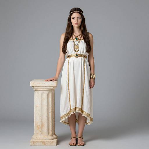 Realistic Greek Goddess Costume Design