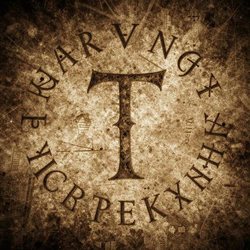 Mystical Gothic Runes Photography