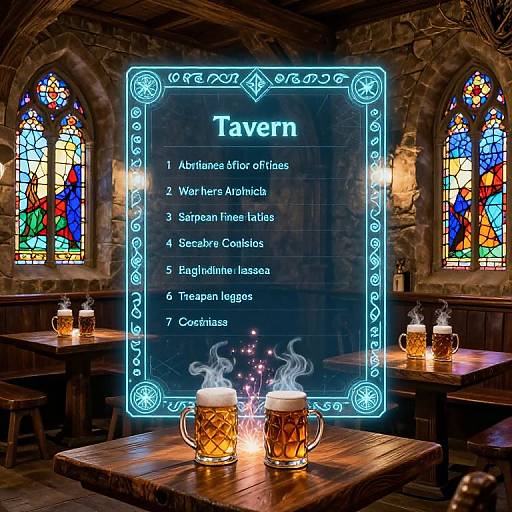 Arcane Tavern AI Configuration Screen