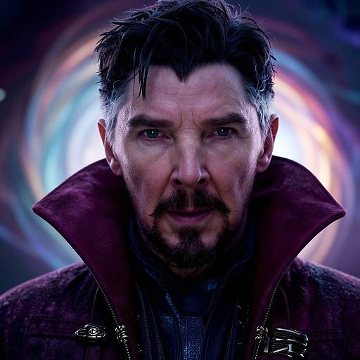 Doctor Strange Close-Up Cosmic Reflection
