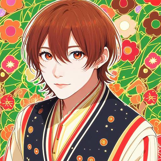 Illustration of Morisawa chiaki, ensemble stars! in the style of Torotei