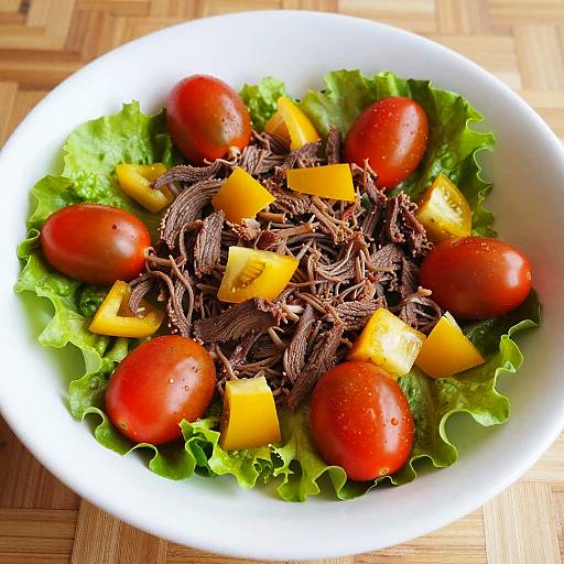 Vibrant Fresh Salad with Beef
