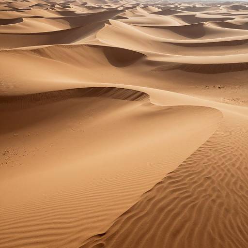 Surreal Organic Sand Dune Landscape