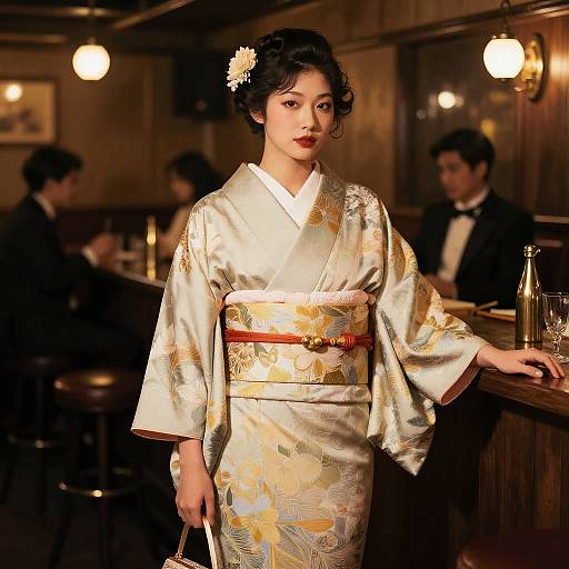 1920s Kimono Fusion Jazz Style