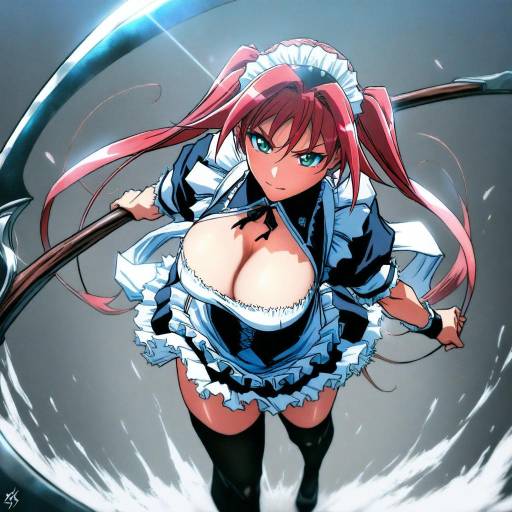 Illustration of Airi (queen's blade), queen's blade in the style of Koyubi (littlefinger1988)