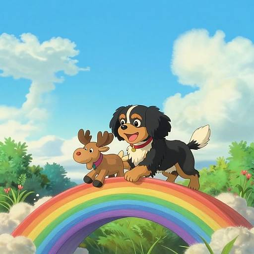 Studio Ghibli Style Cavalier Bridge Play