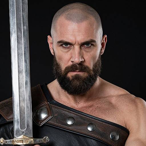 Kratos Halloween Costume Close-Up