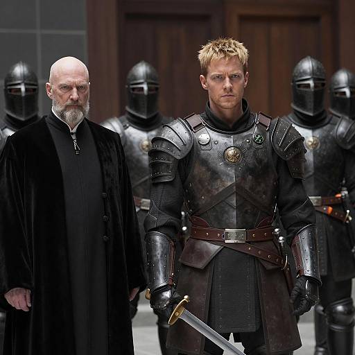 Medieval Knights and Noblemen in Armor