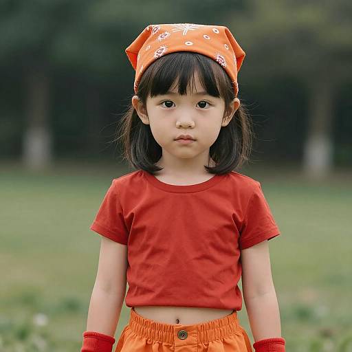 Photorealistic Young Woman Outdoor Portrait