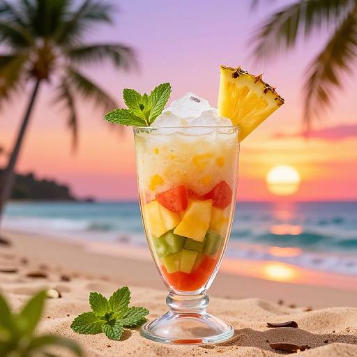 Tropical Batido at Sunset Beach