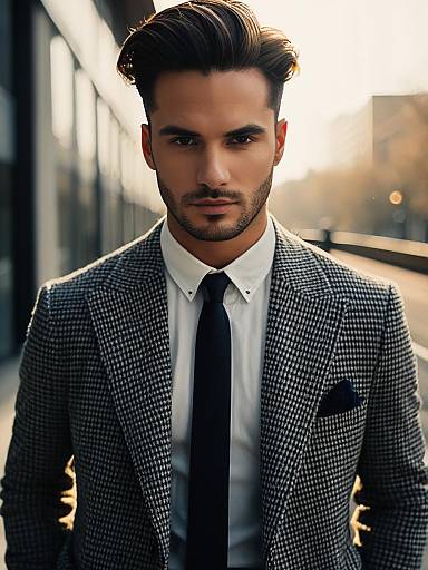 Photorealistic Modern Fashion Portrait