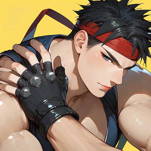 Muscular Ryu in Kinu-Sensei Style