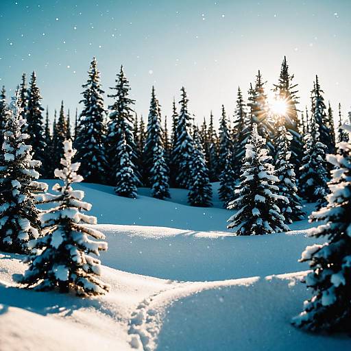 Miniature Alberta Winter Stop-Motion Landscape