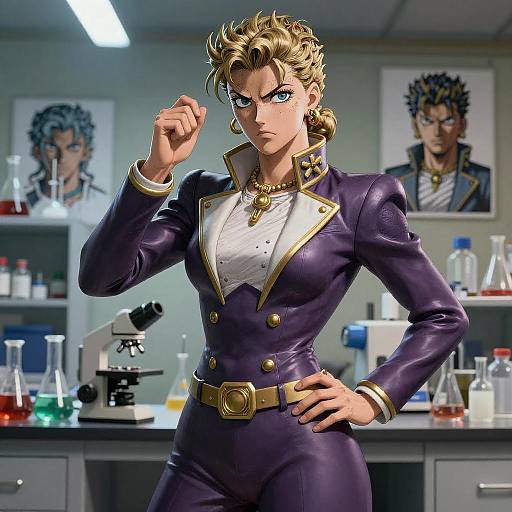 Paradox Marie Curie in JoJo Style