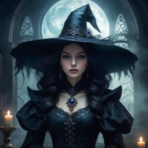 Mystical Witch in Ethereal Portrait Mystical Witch in Ethereal Portrait