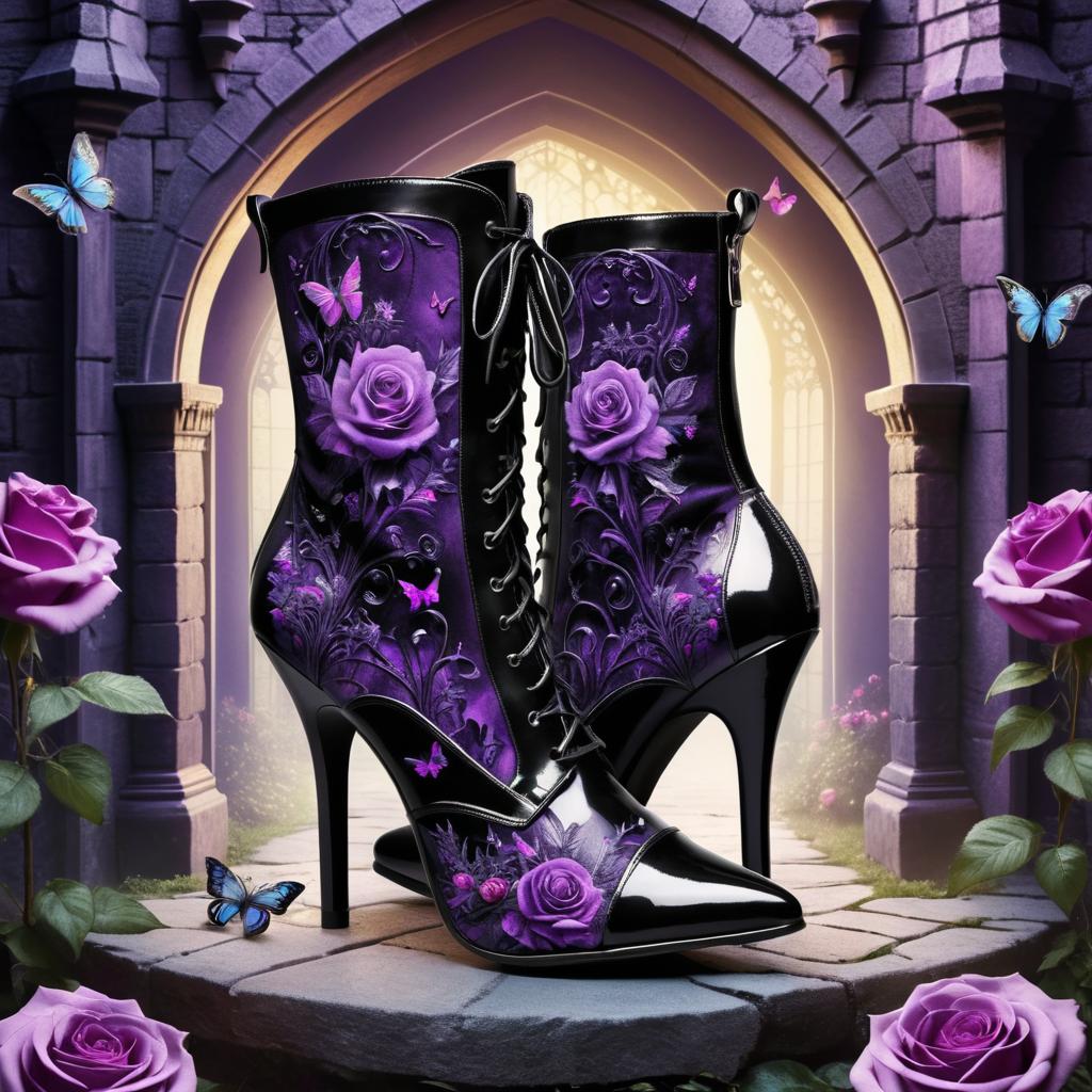 Fantasy Fairytale High Heel Boots Scene