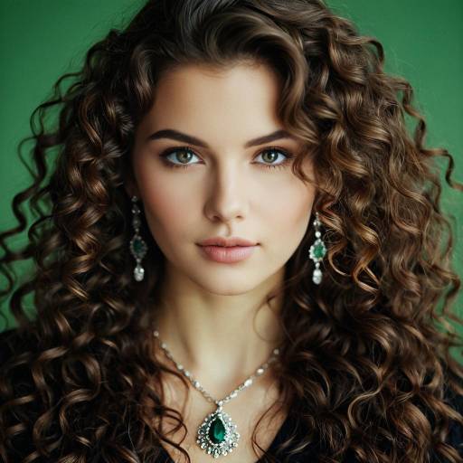 Stunning Long Hair and Jewelry Portrait