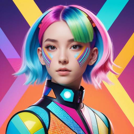 Futuristic Gender-Neutral Rainbow Aesthetic Futuristic Gender-Neutral Rainbow Aesthetic