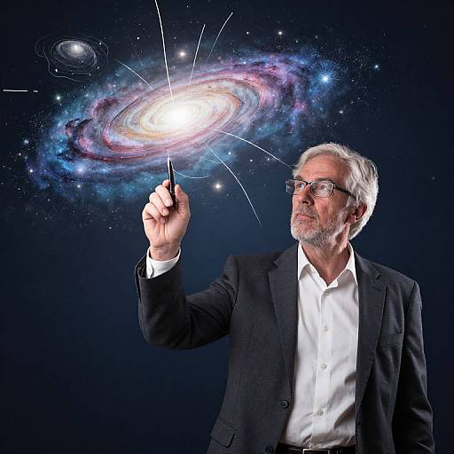 Cosmic Artist Creating Galactic Wonders