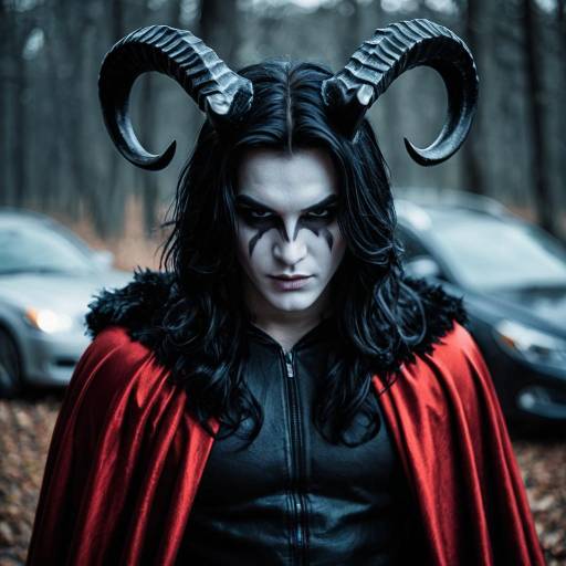 Mysterious Hades in Halloween Costume