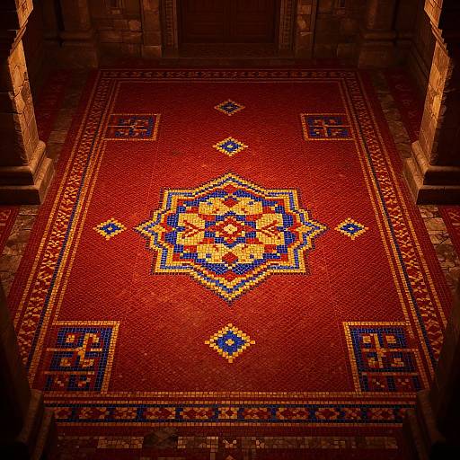Pixel Art Medieval Castle Floor