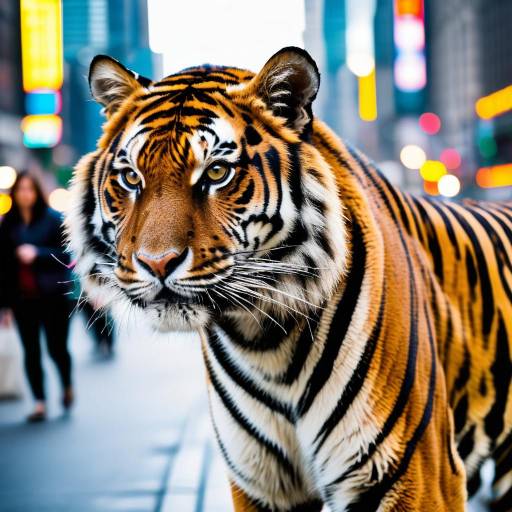 Tiger in the Urban Jungle Tiger in the Urban Jungle