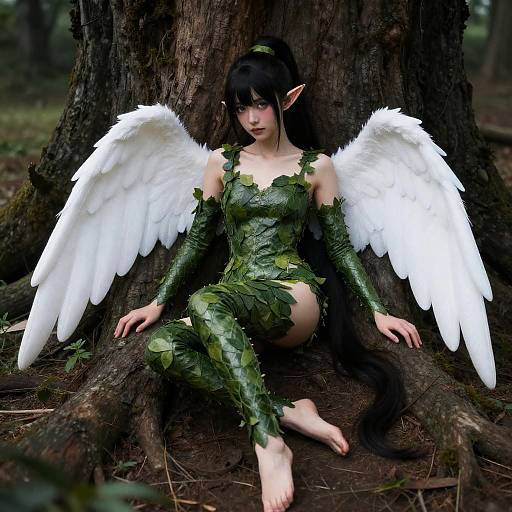 Vidia Fairy Inside Tree Trunk — Cinematic 8K