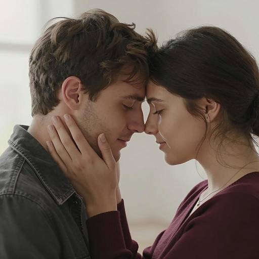 Intimate Moment Between Two People