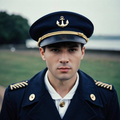 Realistic Navy Costume Male Portrait