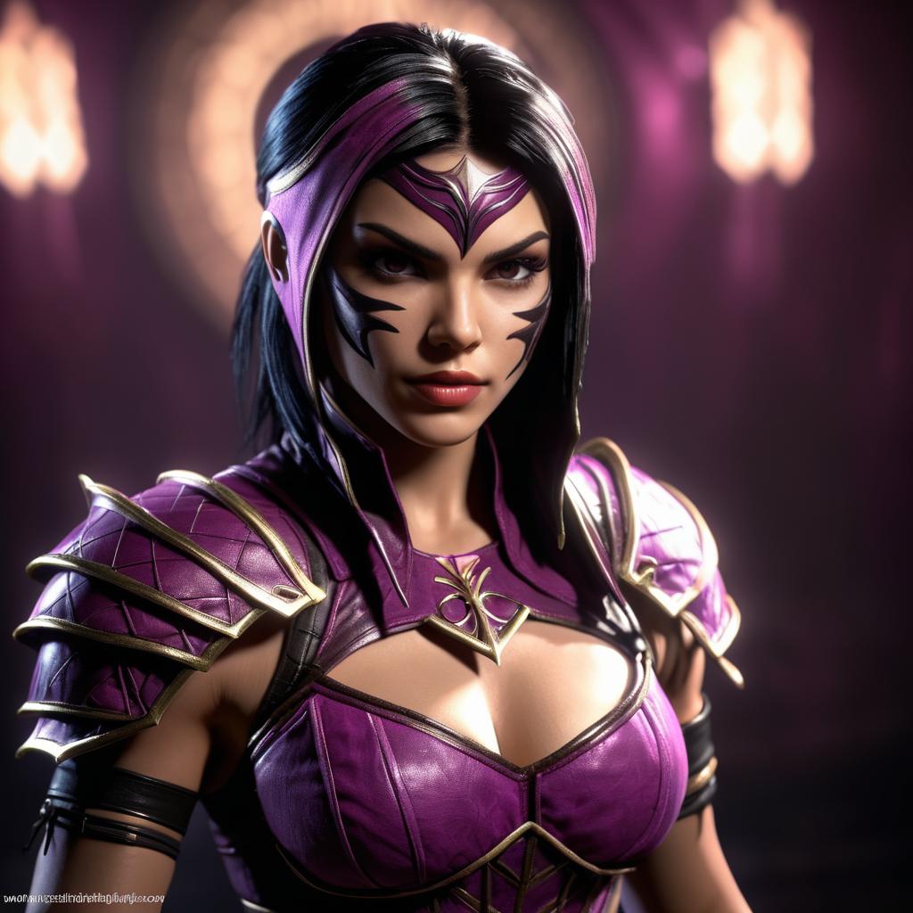 Photorealistic Portrait of Mileena