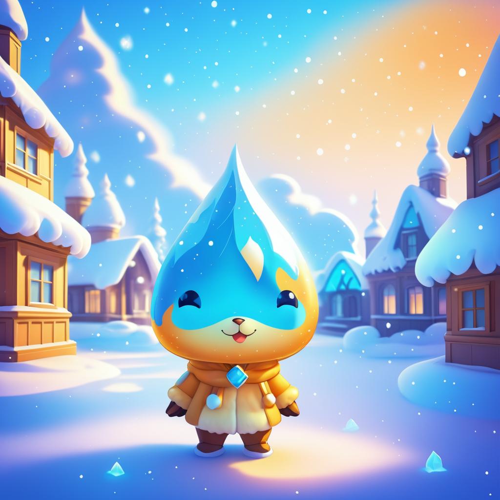 Charming Blizzard in Cute Topaz Style