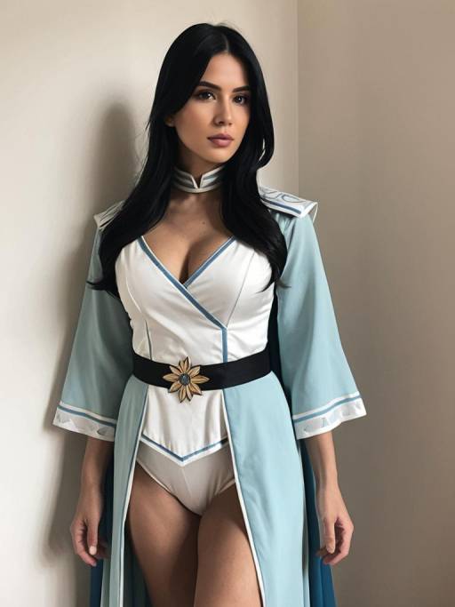 Woman in Teresa Linares Costume Cosplay