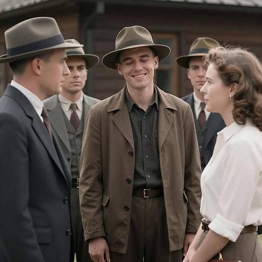 1930s Outdoor Group Photograph