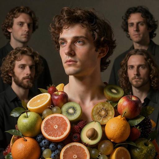 Fruit Portrait in Arcimboldo Masterpiece Style