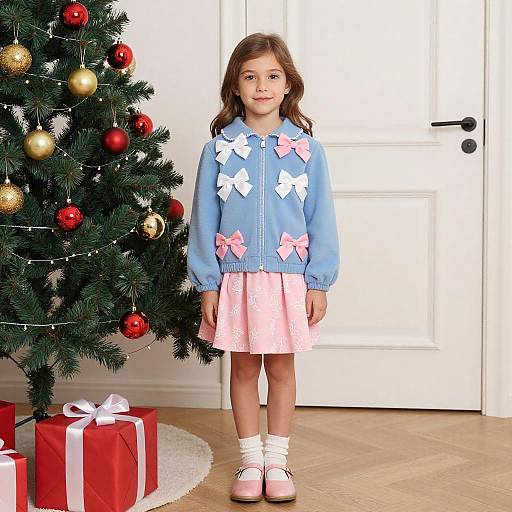 Festive Scene with a Young Girl