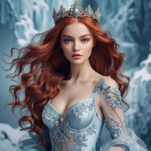 Ethereal Haute Couture Fantasy Illustration