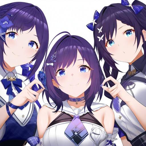 Illustration of Aiba uiha, nijisanji in the style of Arind yudha