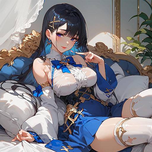 XP-tan Smiling Pose with Raised Finger