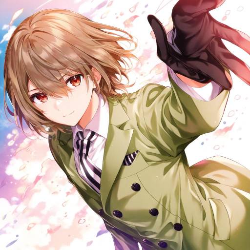 Illustration of Akechi gorou, persona in the style of Nogi takayoshi